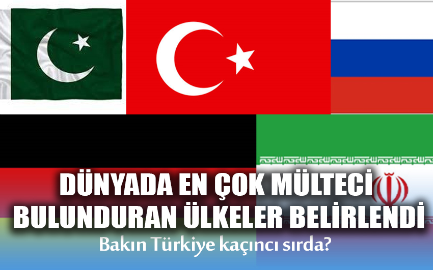 Dünyada en çok mülteci bulunduran ülkeler belirlendi 