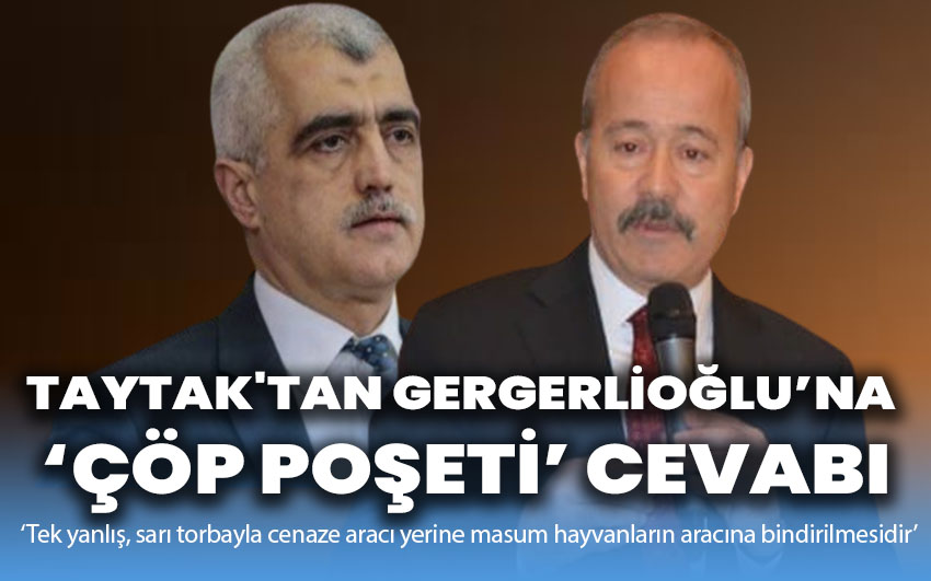 MHP'li Taytak'tan Gergerlioğlu’na çöp poşeti cevabı: Esas sana lanet olsun!