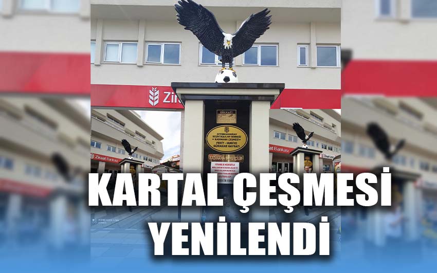 Kartal çeşmesi yenilendi