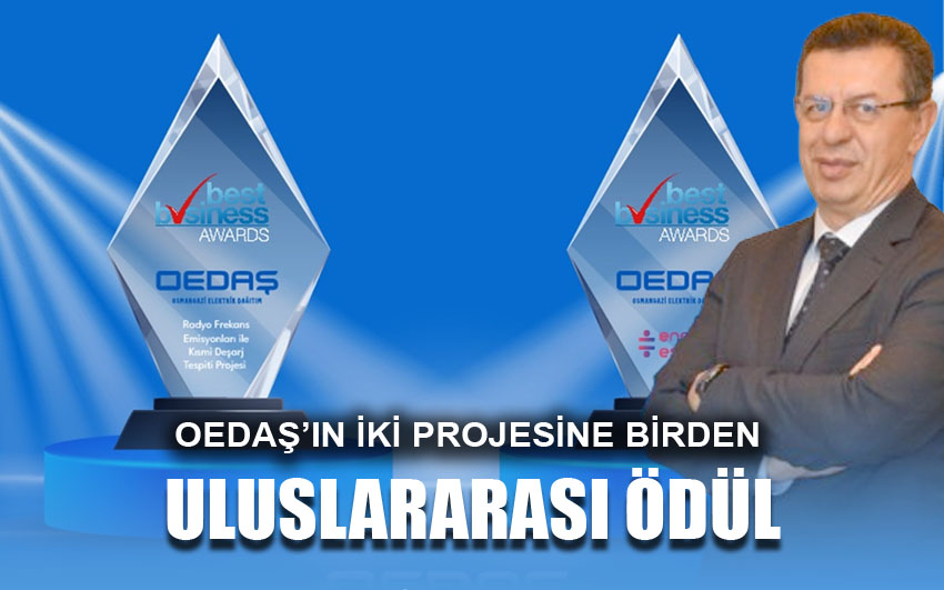 OEDAŞ’ın iki projesine birden uluslararası ödül