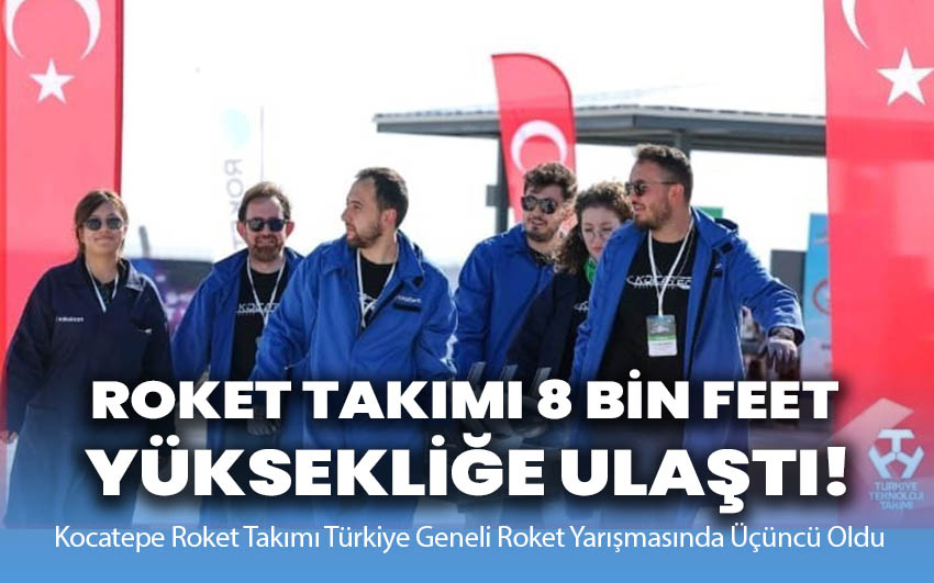 Roket Takımı 8 bin Feet Yüksekliğe Ulaştı!