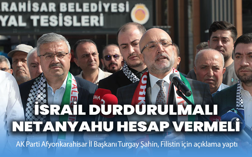 Zafer Meydanı’nda Filistin için toplanıldı!