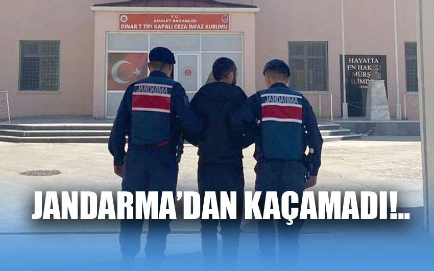 Jandarma’dan kaçamadı!..