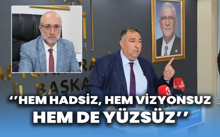 ‘’Hem hadsiz, hem vizyonsuz hem de yüzsüz’’