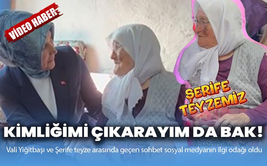 Kimliğimi çıkarayım da bak!