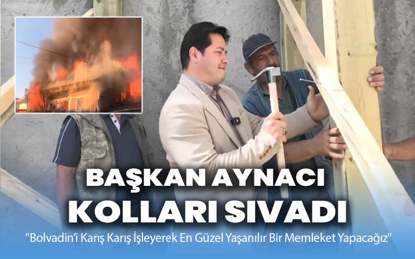 Başkan Aynacı kolları sıvadı!