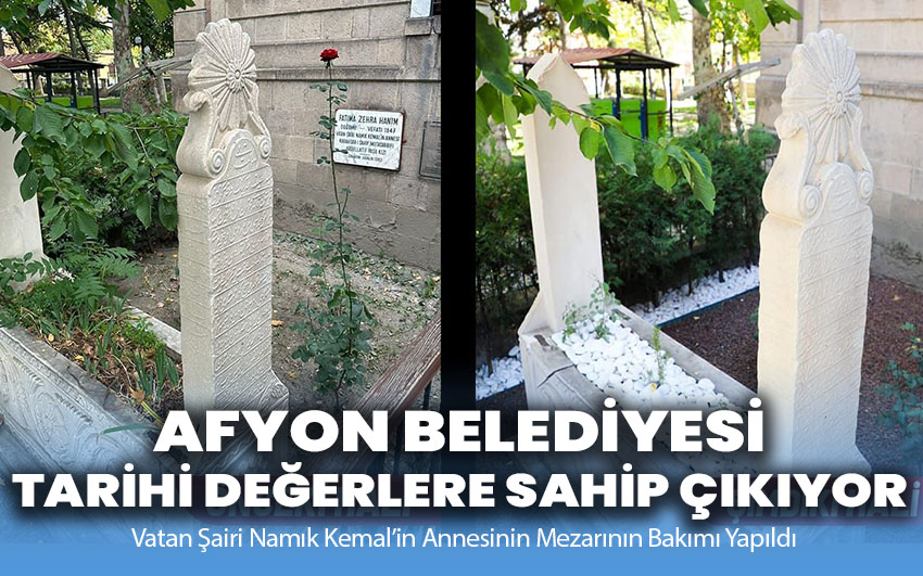 Afyonkarahisar Belediyesi Tarihi Değerlere Sahip Çıkıyor