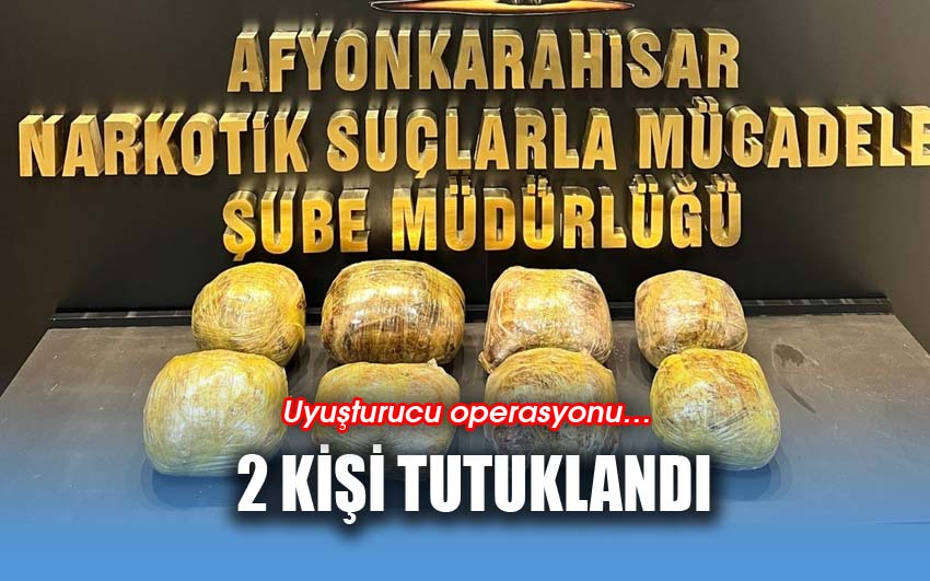 Uyuşturucu operasyonu: 2 kişi tutuklandı