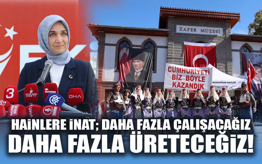 Hainlere inat; daha fazla çalışacağız, daha fazla üreteceğiz!