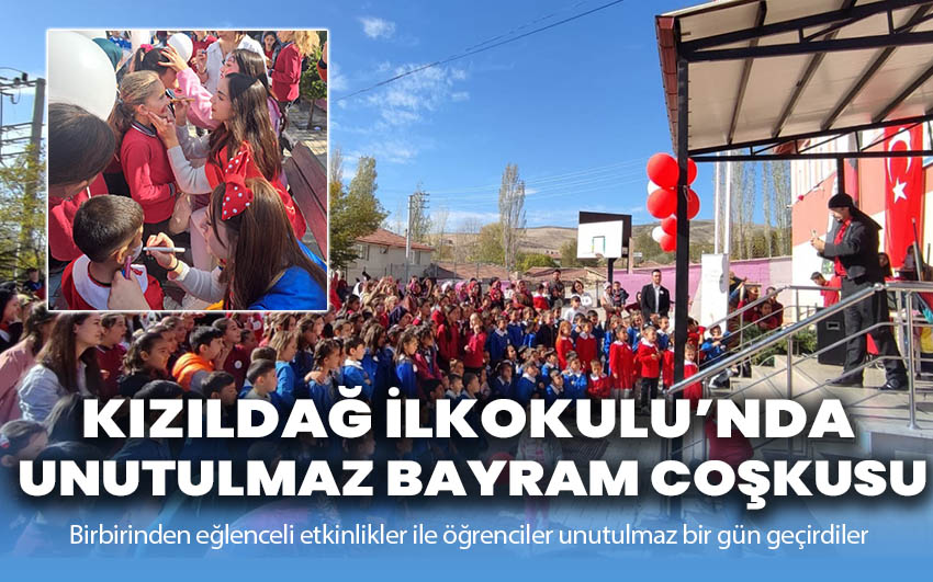 Kızıldağ İlkokulu’nda unutulmaz bayram coşkusu