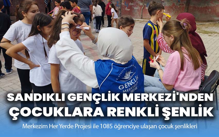 Sandıklı Gençlik Merkezi'nden Çocuklara Renkli Şenlik