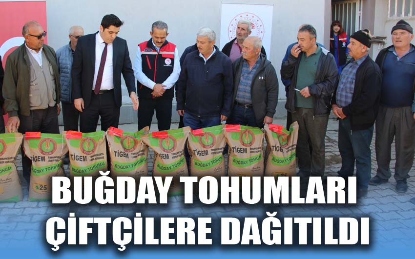 20.000 kg Sertifikalı Buğday Tohumu dağıtıldı