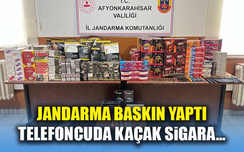 Jandarma'dan işyeri baskını