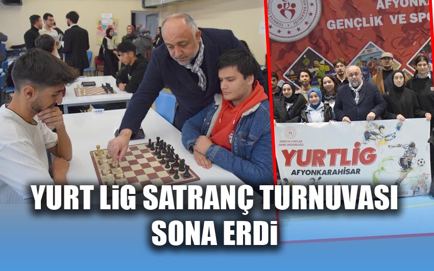 Yurt Lig Satranç Turnuvası Sona Erdi