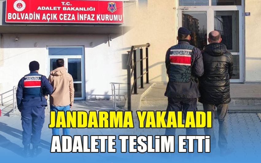 Jandarma yakaladı Adalete teslim etti