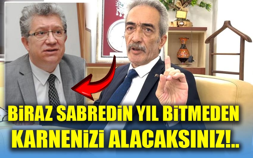 Biraz sabredin yıl bitmeden karnenizi alacaksınız!..