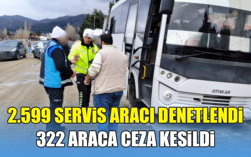 Afyon’da okul servislerine denetim