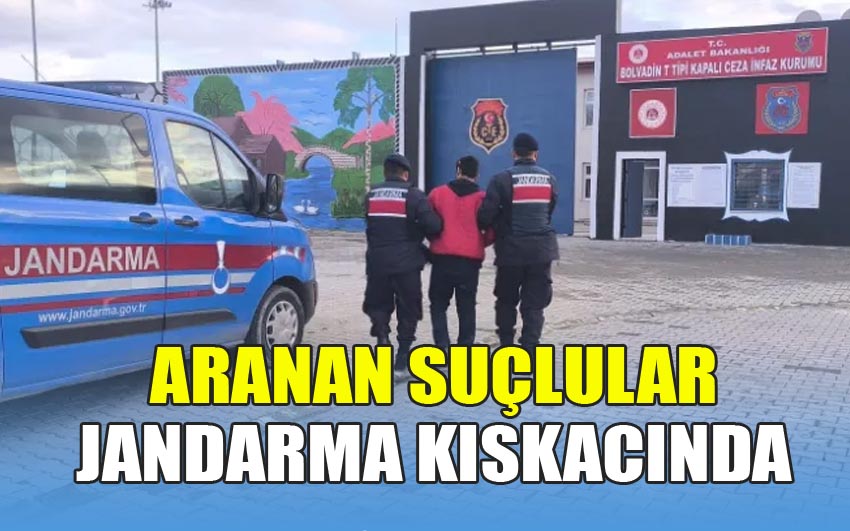 13 Yıl Hapis Cezası Bulunan Şahıs Jandarma Kıskacında