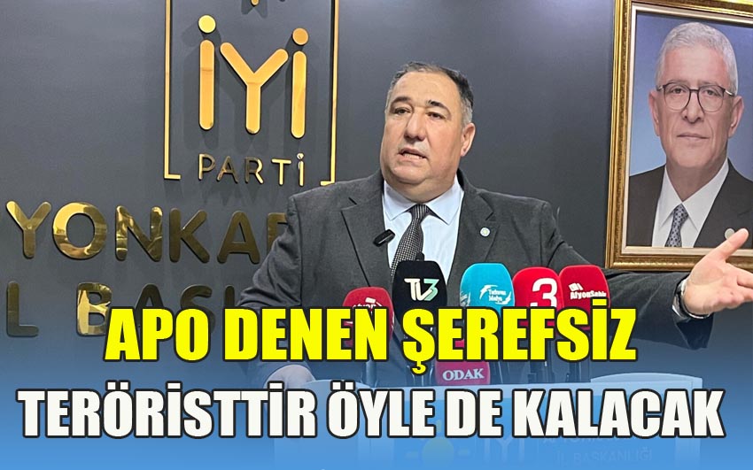 Apo Denen Şerefsiz Teröristtir Öyle De Kalacak