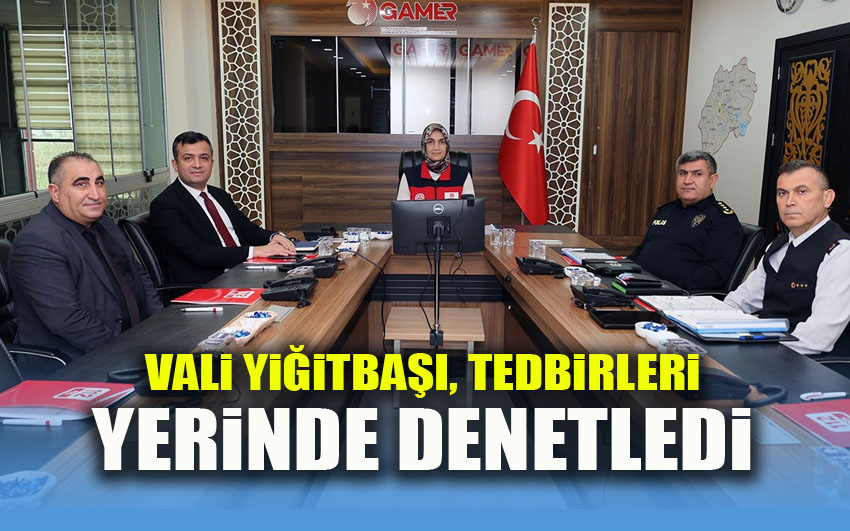 Vali Yiğitbaşı, Yılbaşı Dolayısıyla Alınan Tedbirleri Yerinde Denetledi