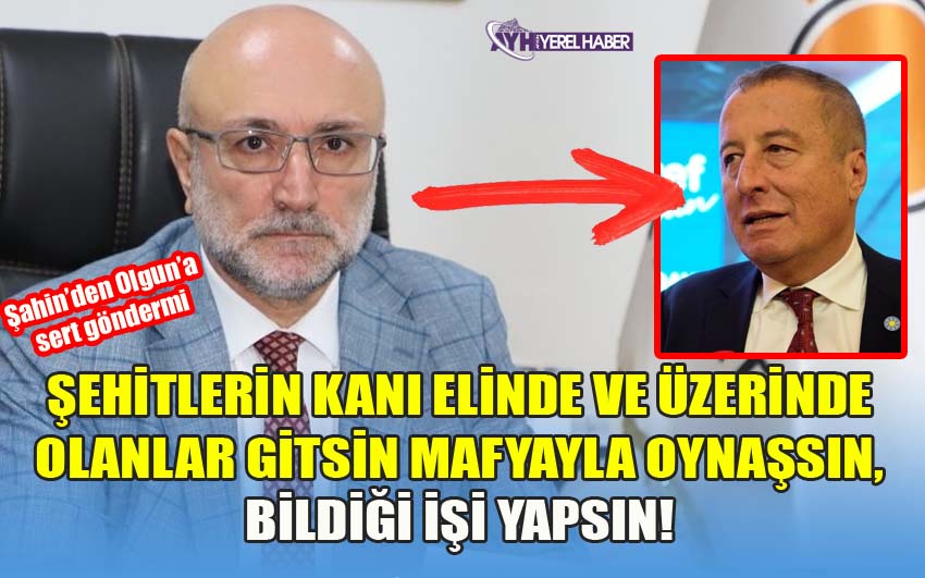 Şehitlerin kanı elinde ve üzerinde olanlar gitsin mafyayla oynaşsın, bildiği işi yapsın!