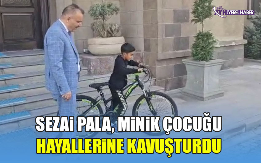 Vali’den bisiklet isteyen minik çocuk hayaline kavuştu