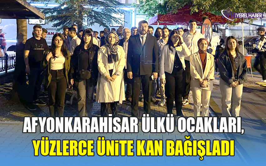 Ülkü Ocakları, yüzlerce ünite kan bağışladı