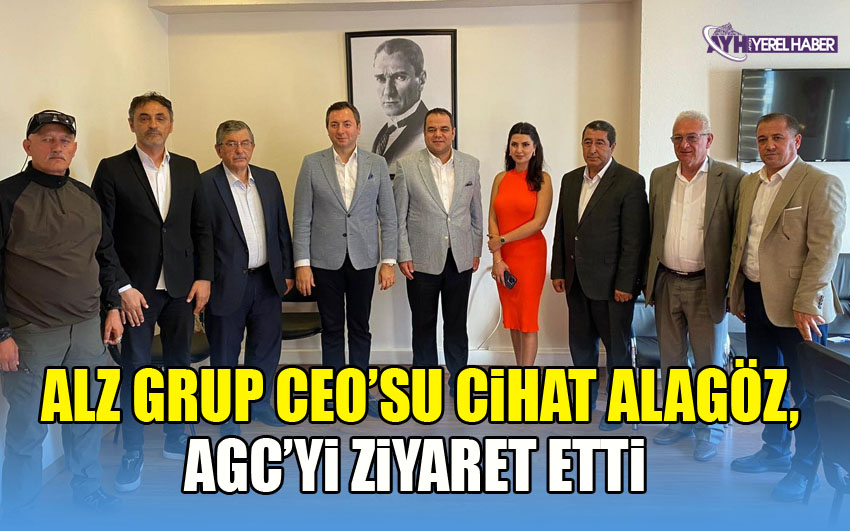 ALZ Grup CEO’su Cihat Alagöz, Afyon Gazeteciler Cemiyeti’ni Ziyaret Etti