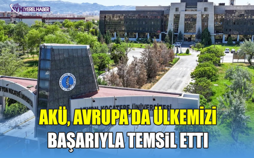 AKÜ, Avrupa’da Türkiye’yi Başarıyla Temsil Etti