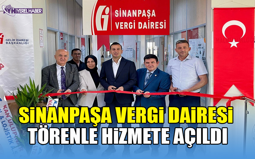 Sinanpaşa Vergi Dairesi Törenle Hizmete Açıldı