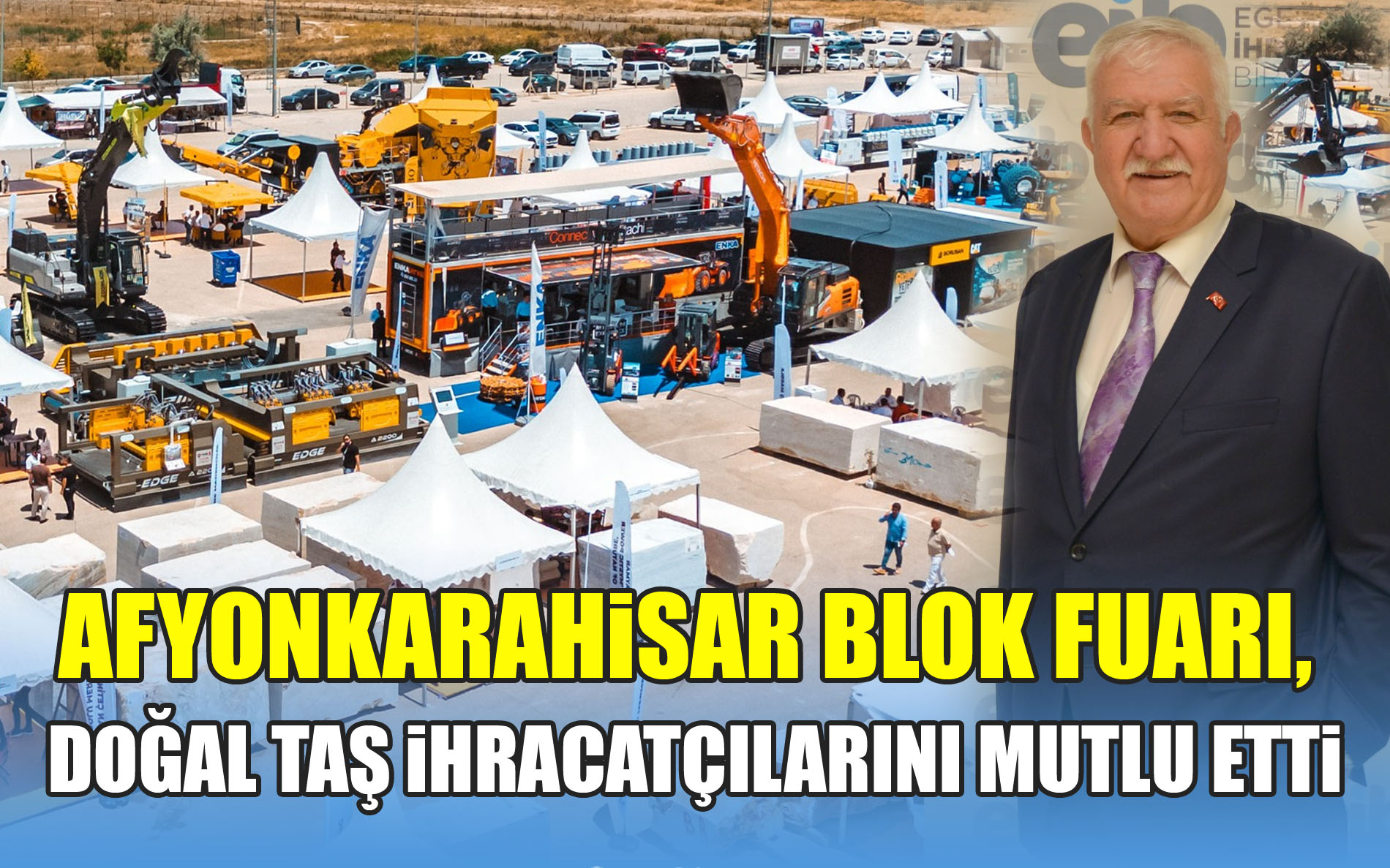Afyonkarahisar Blok Fuarı, doğal taş ihracatçılarını mutlu etti