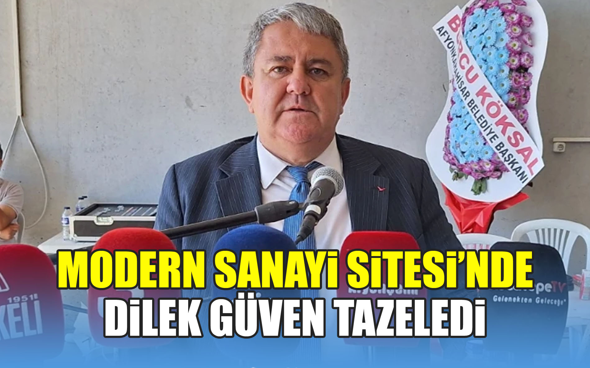 Modern Sanayi Sitesi kongresinde Hakan Dilek güven tazeledi
