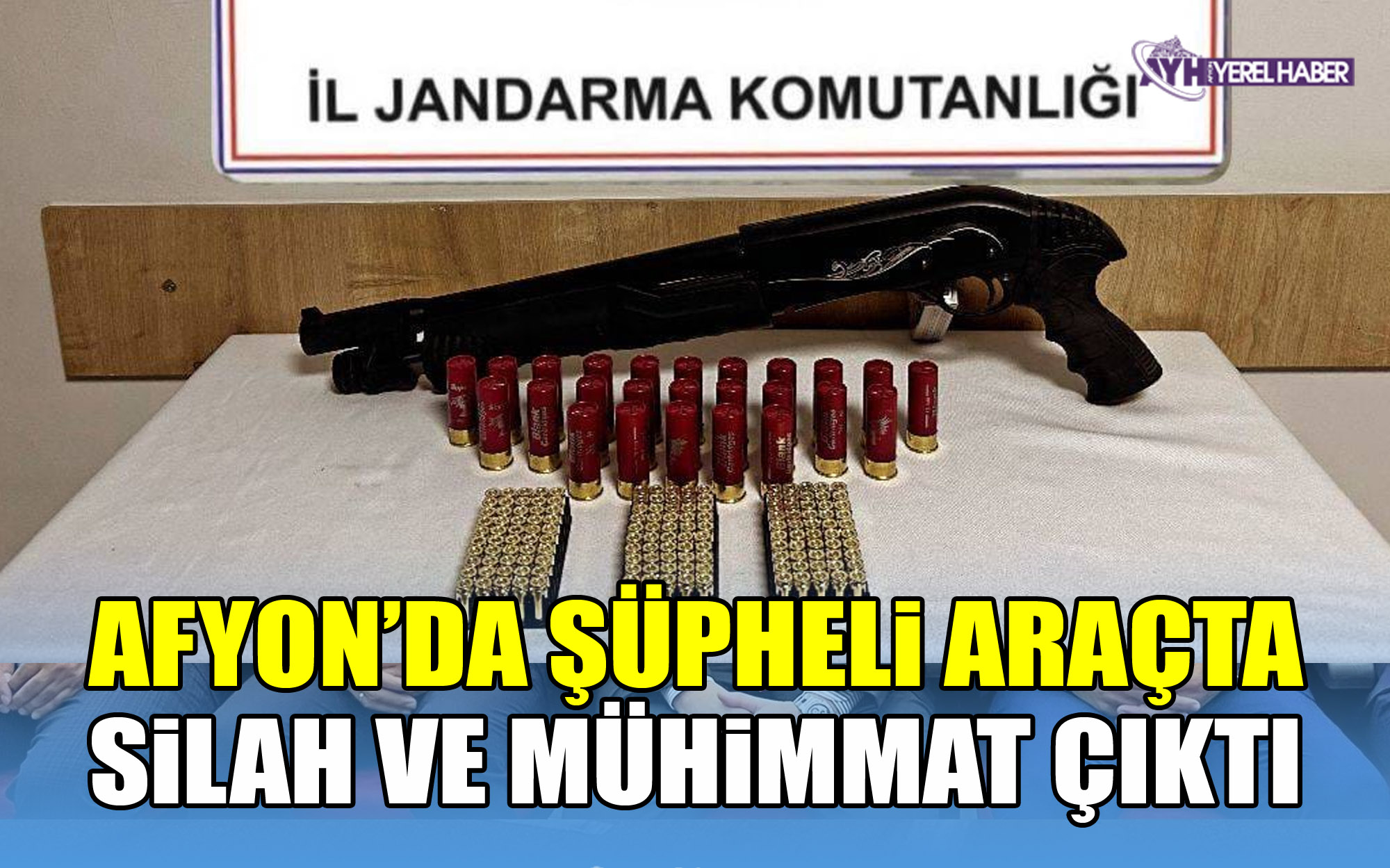 Afyon’da Şüpheli Araçta Silah ve Mühimmat Çıktı