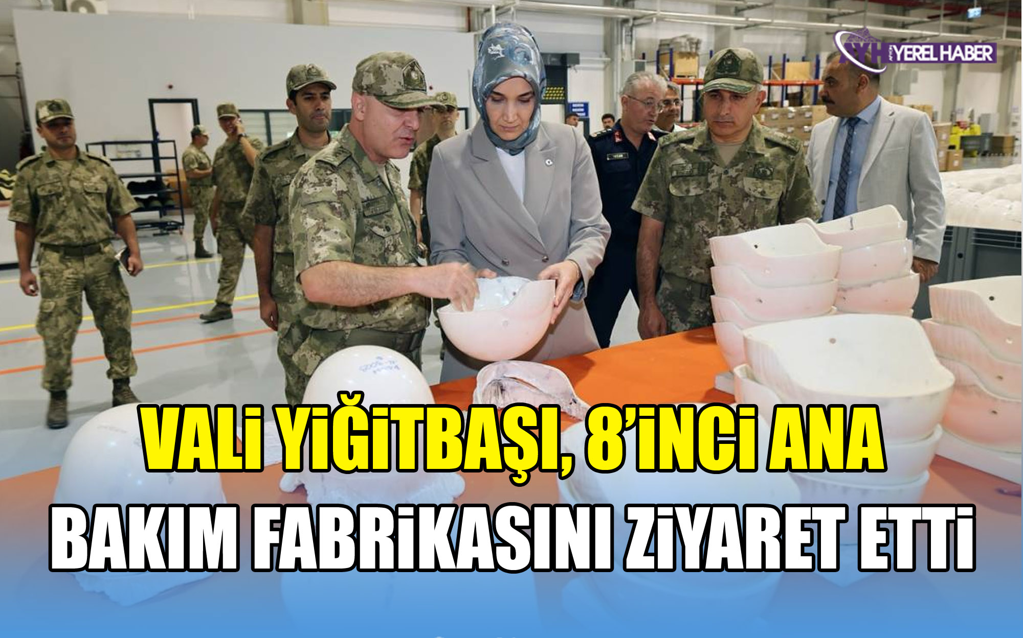 Vali Yiğitbaşı'ndan Garnizon Komutanlığı ile Balistik üretim tesislerine ziyaret