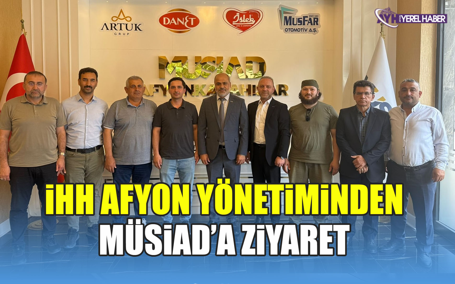 İHH Afyon Yönetiminden MÜSİAD’a Ziyaret