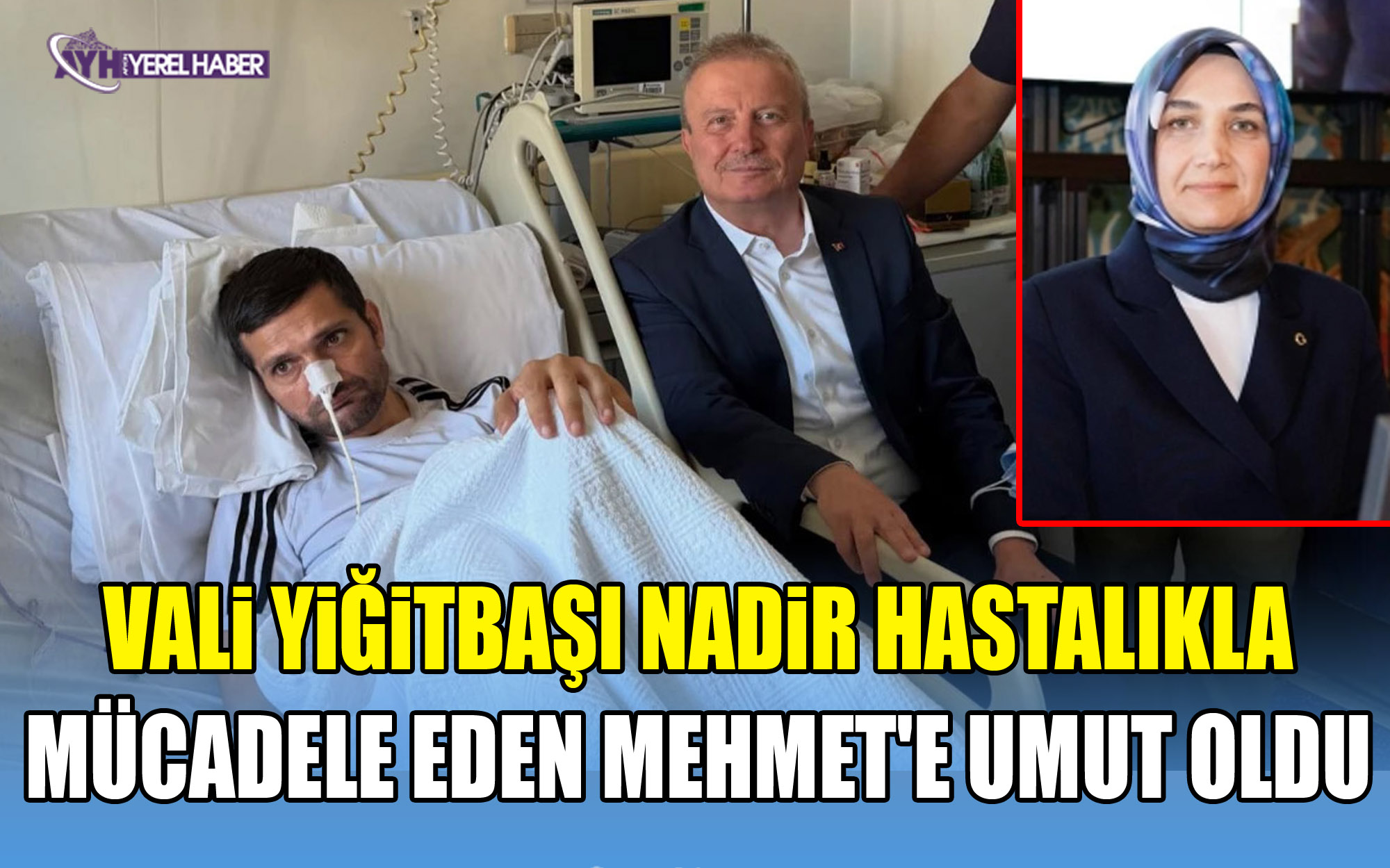 Vali Yiğitbaşı Nadir Hastalıkla Mücadele Eden Mehmet'e Umut Oldu