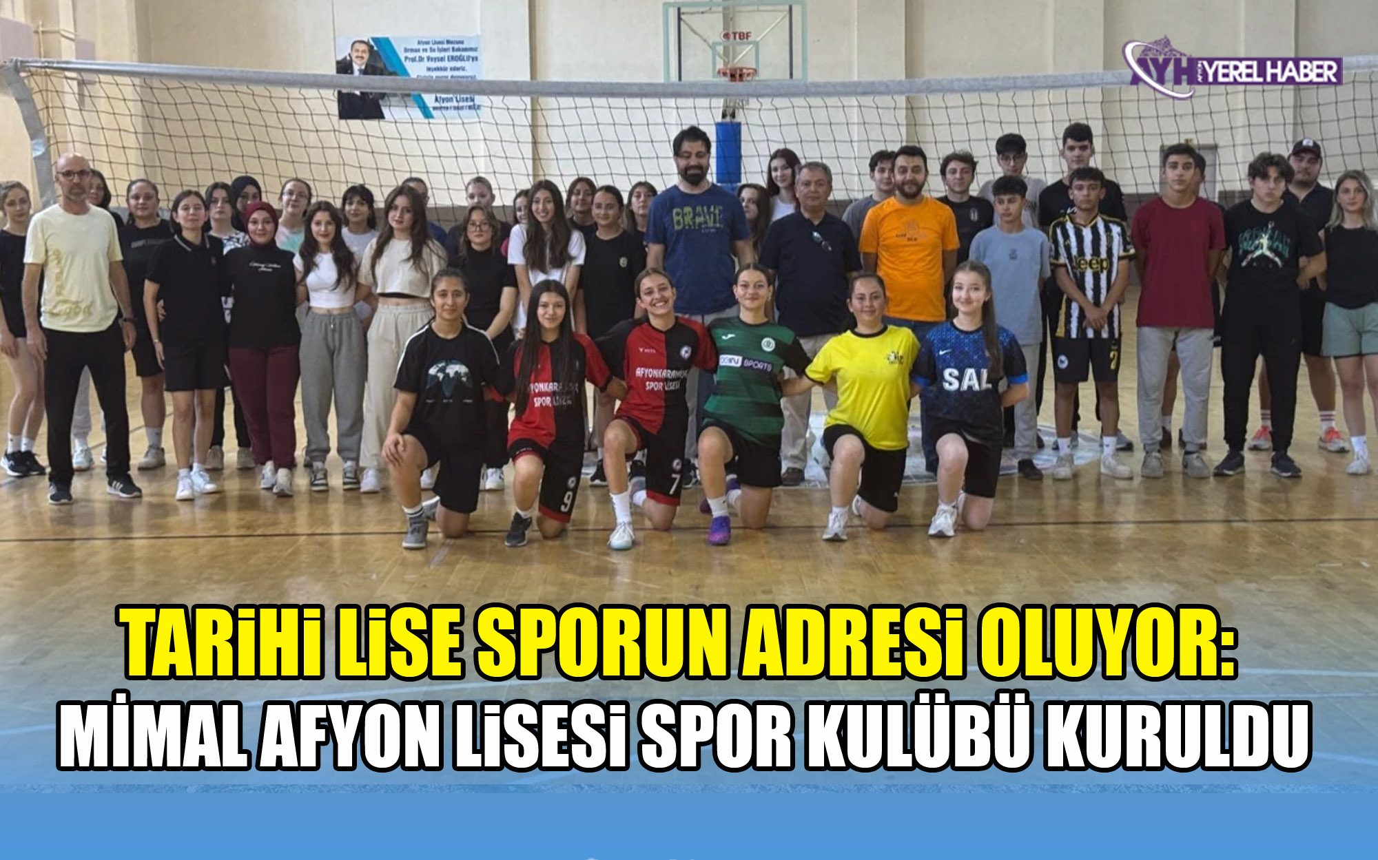 Tarihi Lise Sporun Adresi Oluyor: MİMAL Afyon Lisesi Spor Kulübü Kuruldu