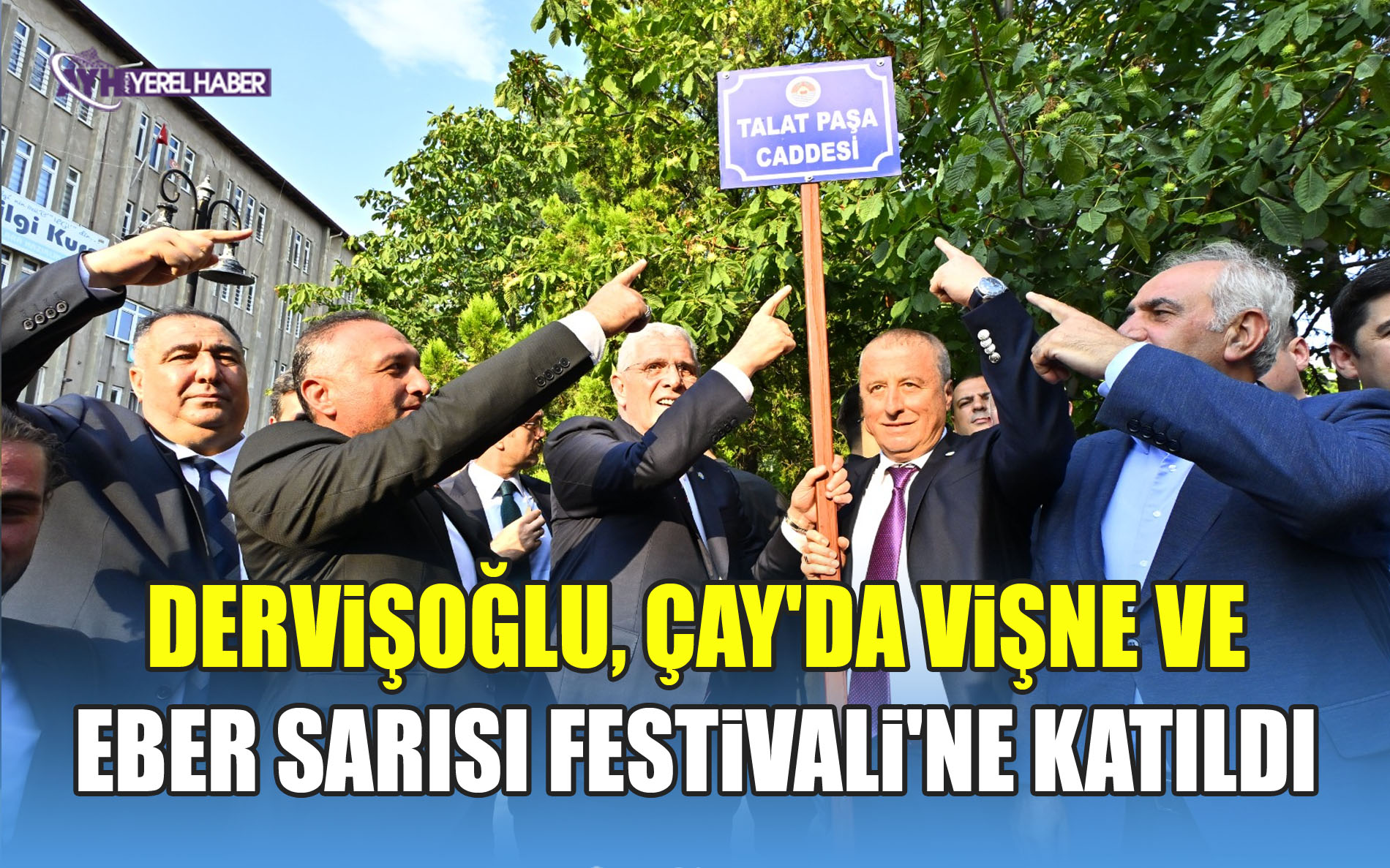 İYİ Parti Genel Başkanı Dervişoğlu, Çay'da Vişne ve Eber Sarısı Festivali'ne Katıldı