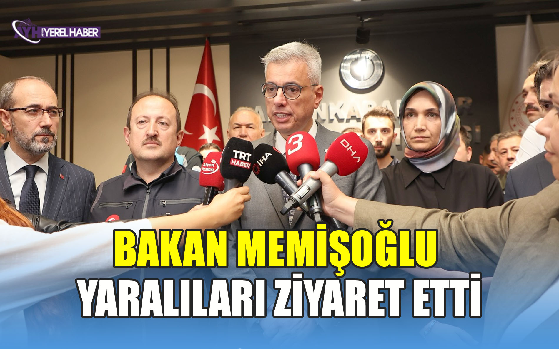 Sağlık Bakanı Memişoğlu, Afyonkarahisar’daki orman yangınında yaralananları ziyaret etti