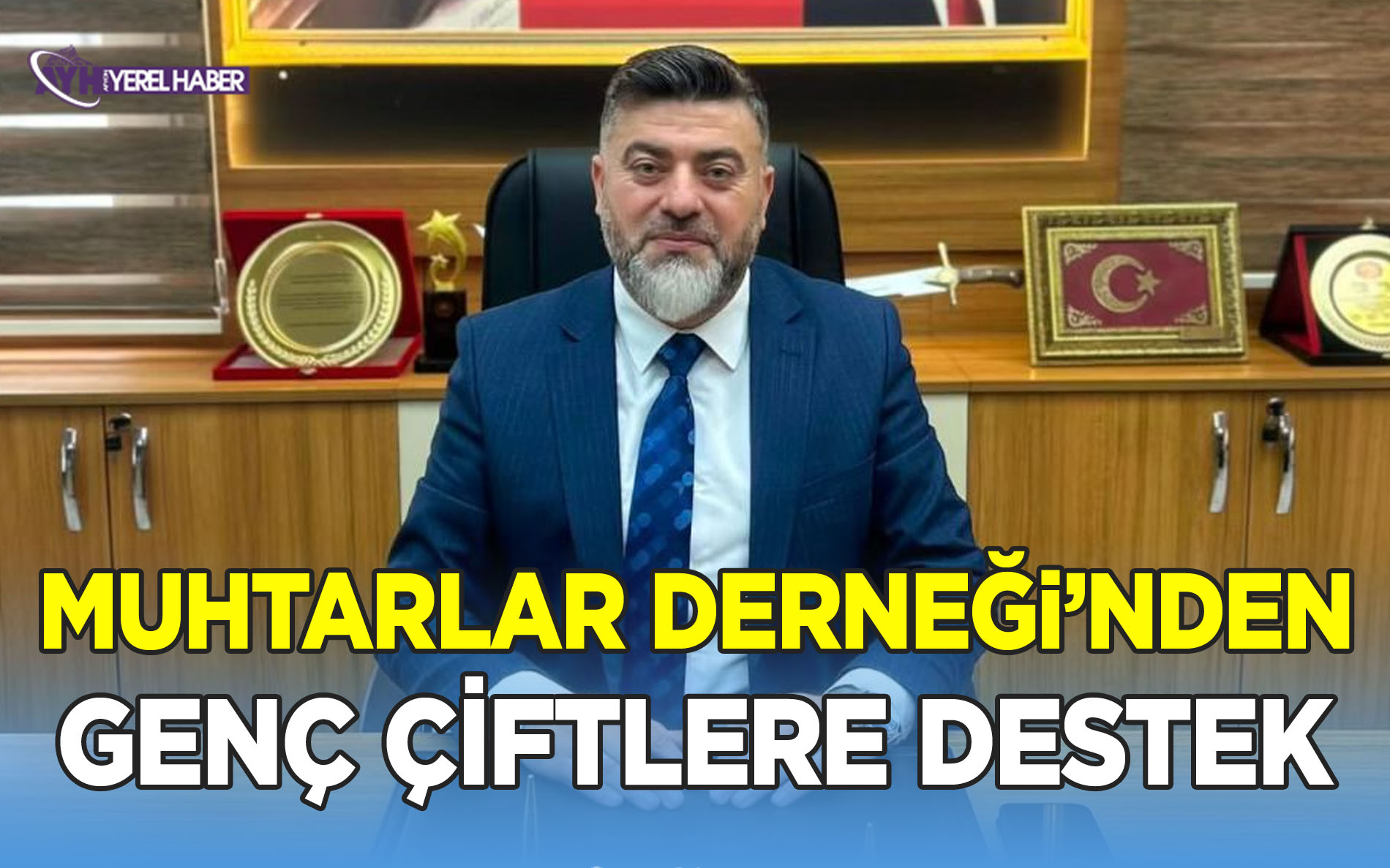 Afyonkarahisar Muhtarlar Derneğin’den 2025 Aile Yılı Kapsamında İhtiyaç Sahibi Genç Çiftlere Destek