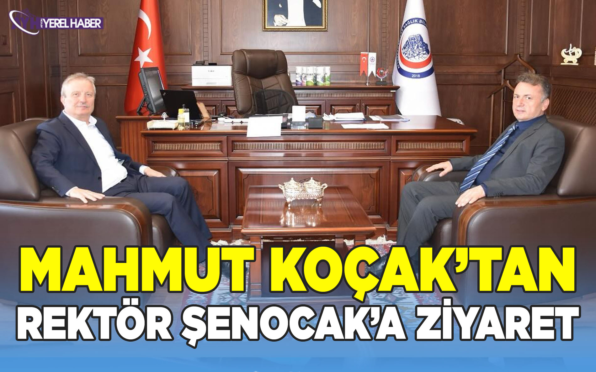 Mahmut Koçak’tan AFSÜ’nün yeni Rektörüne ziyaret