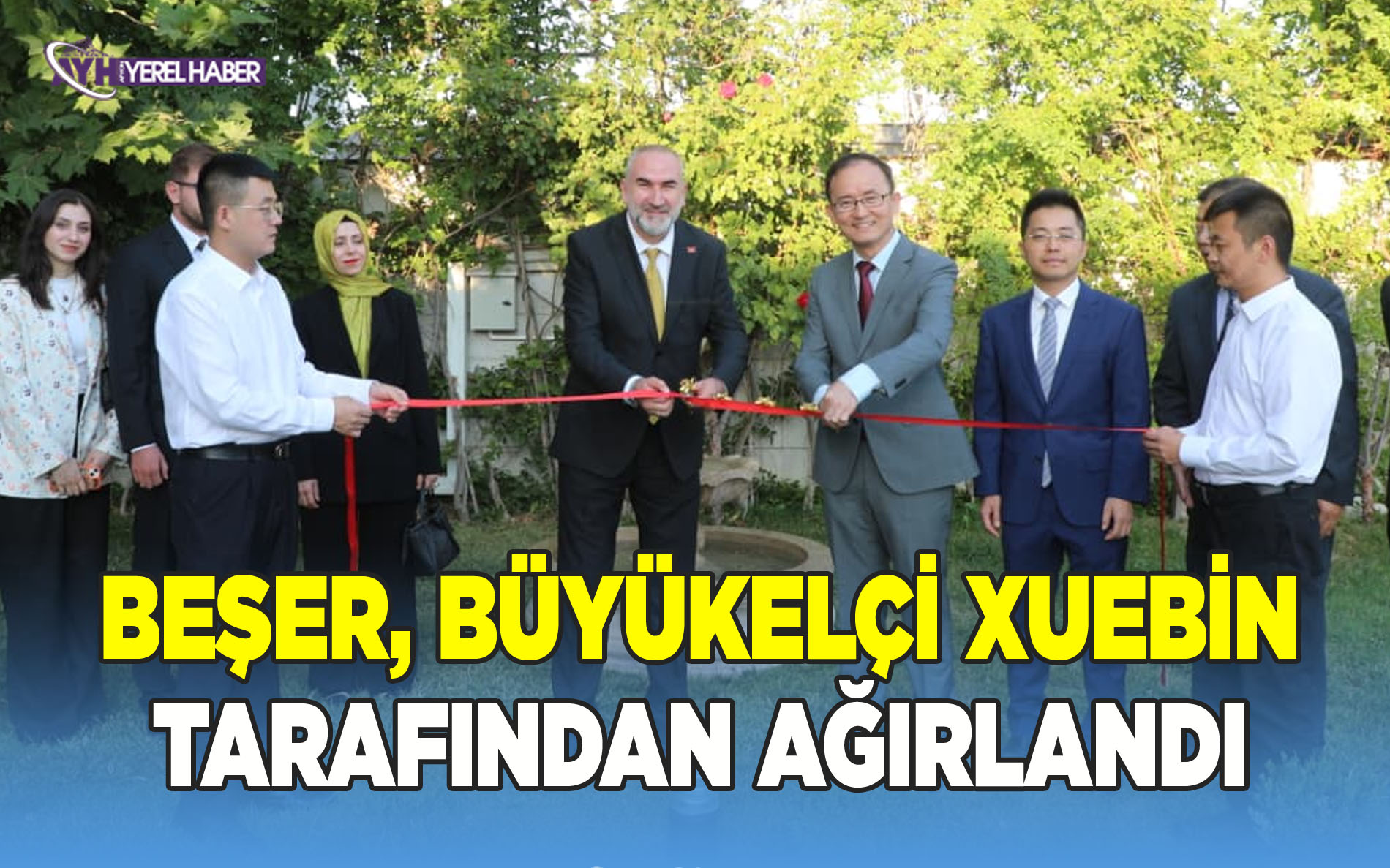 İhsan Beşer, Büyükelçi Jiang Xuebin tarafından ağırlandı