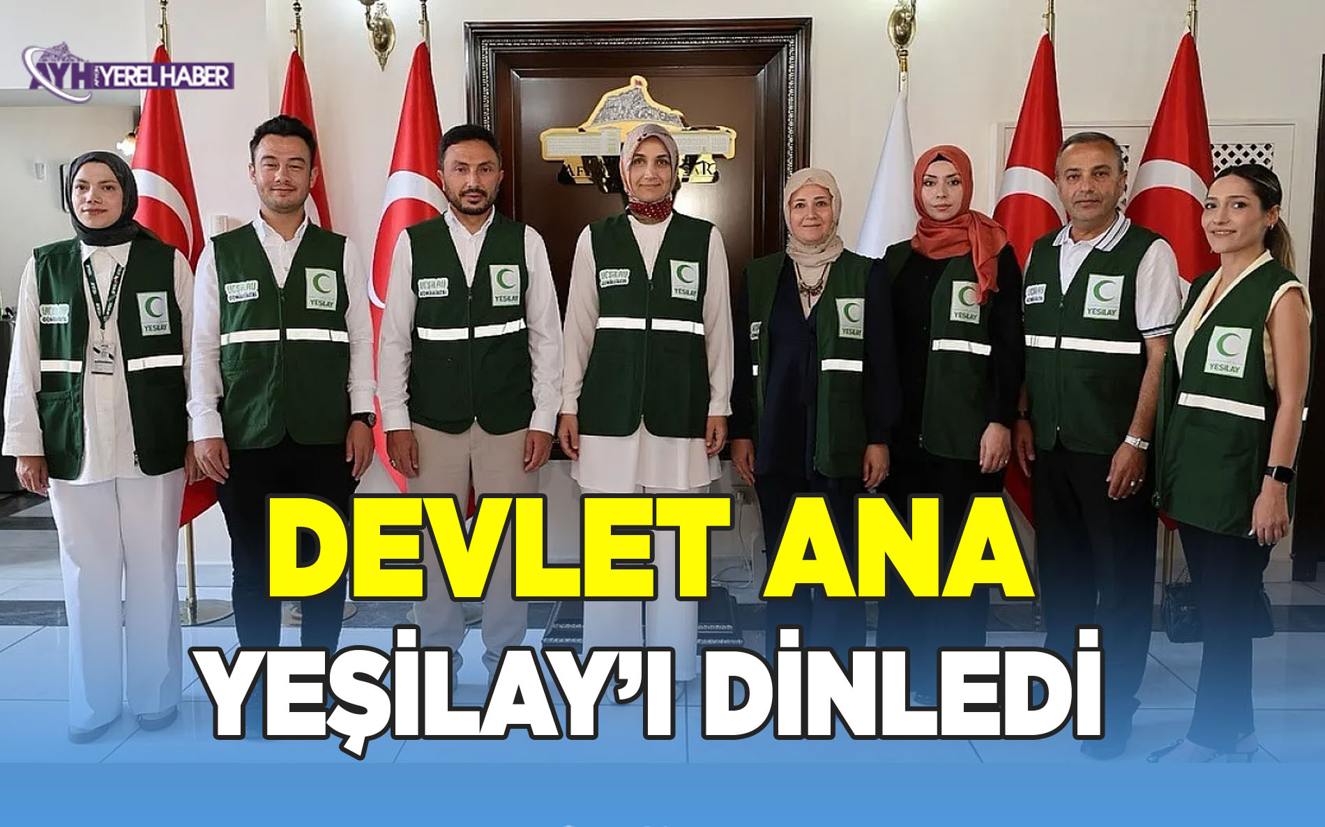 Devlet Ana'ya Yeşilay Çalışmalarını Anlattılar