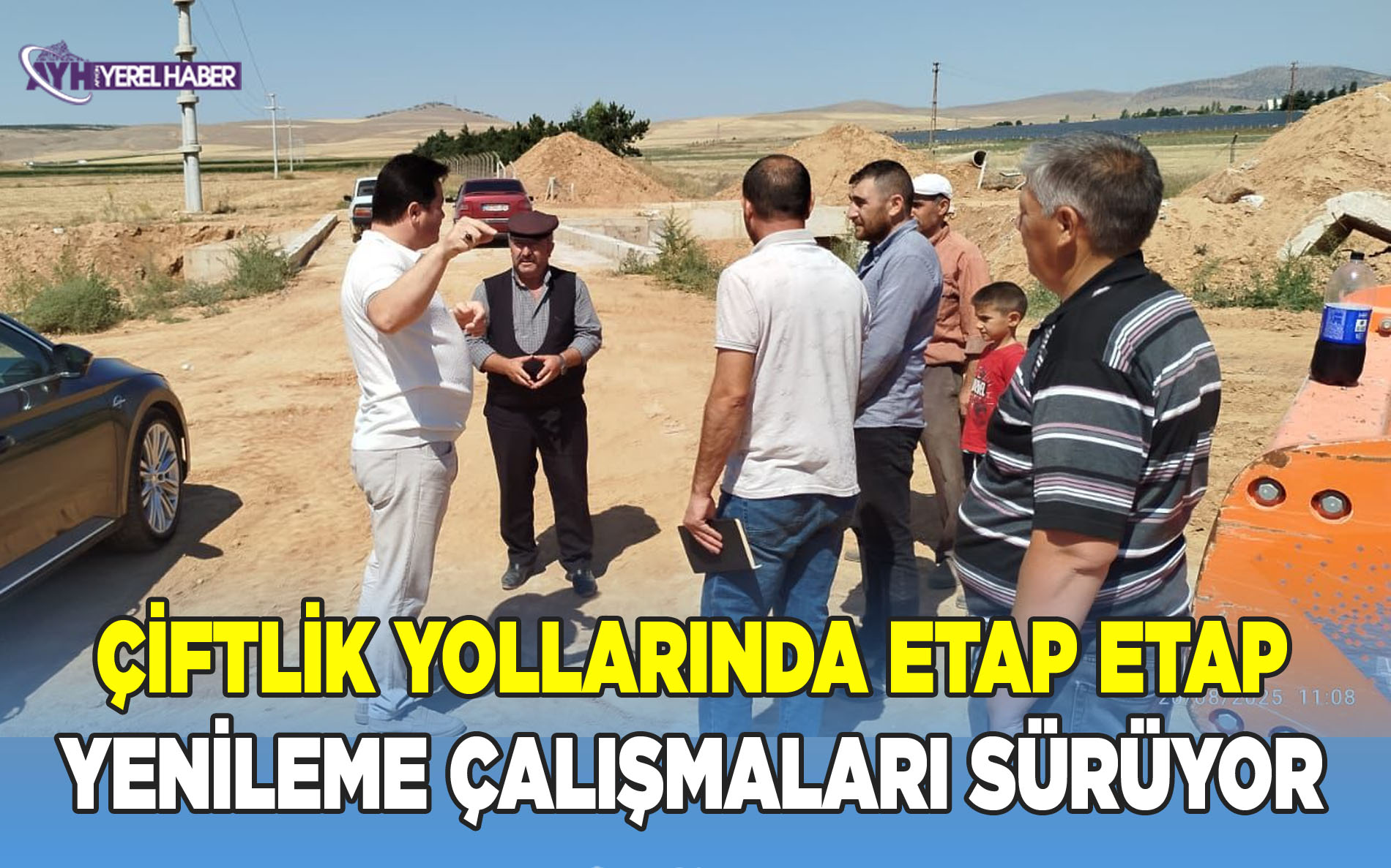 Çiftlik Yollarında Etap Etap Yenileme Çalışmaları Sürüyor