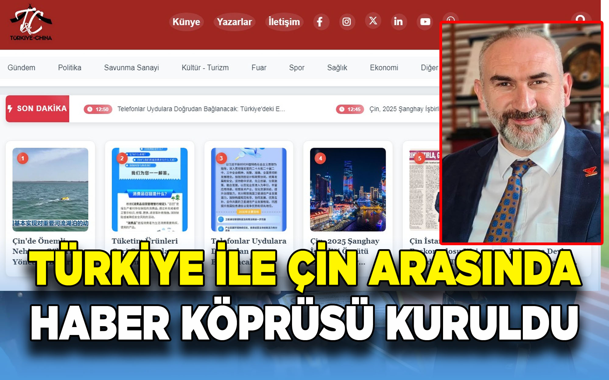 Türkiye ile Çin arasında haber köprüsü kuruldu