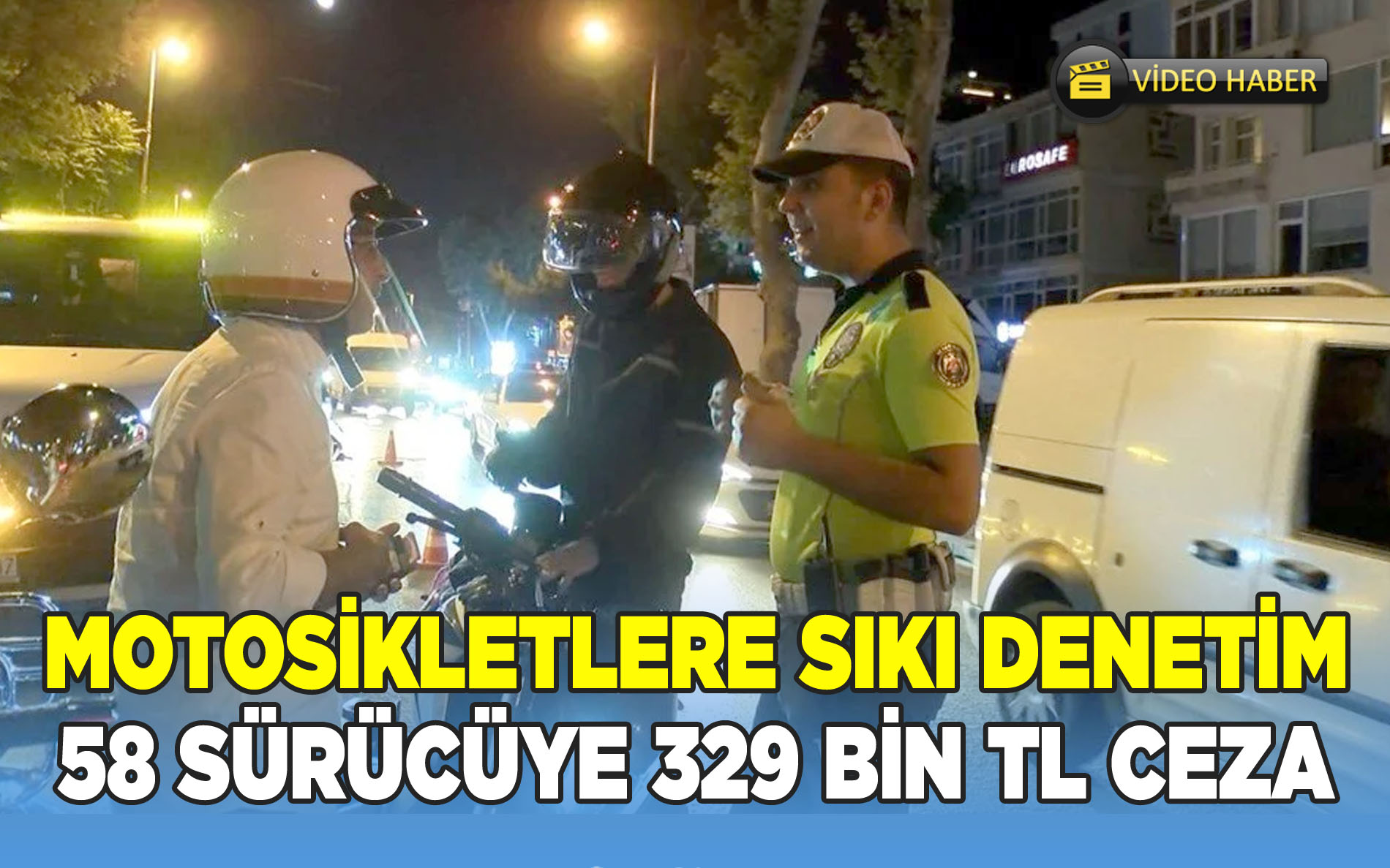 Afyon’da motosikletlere sıkı denetim