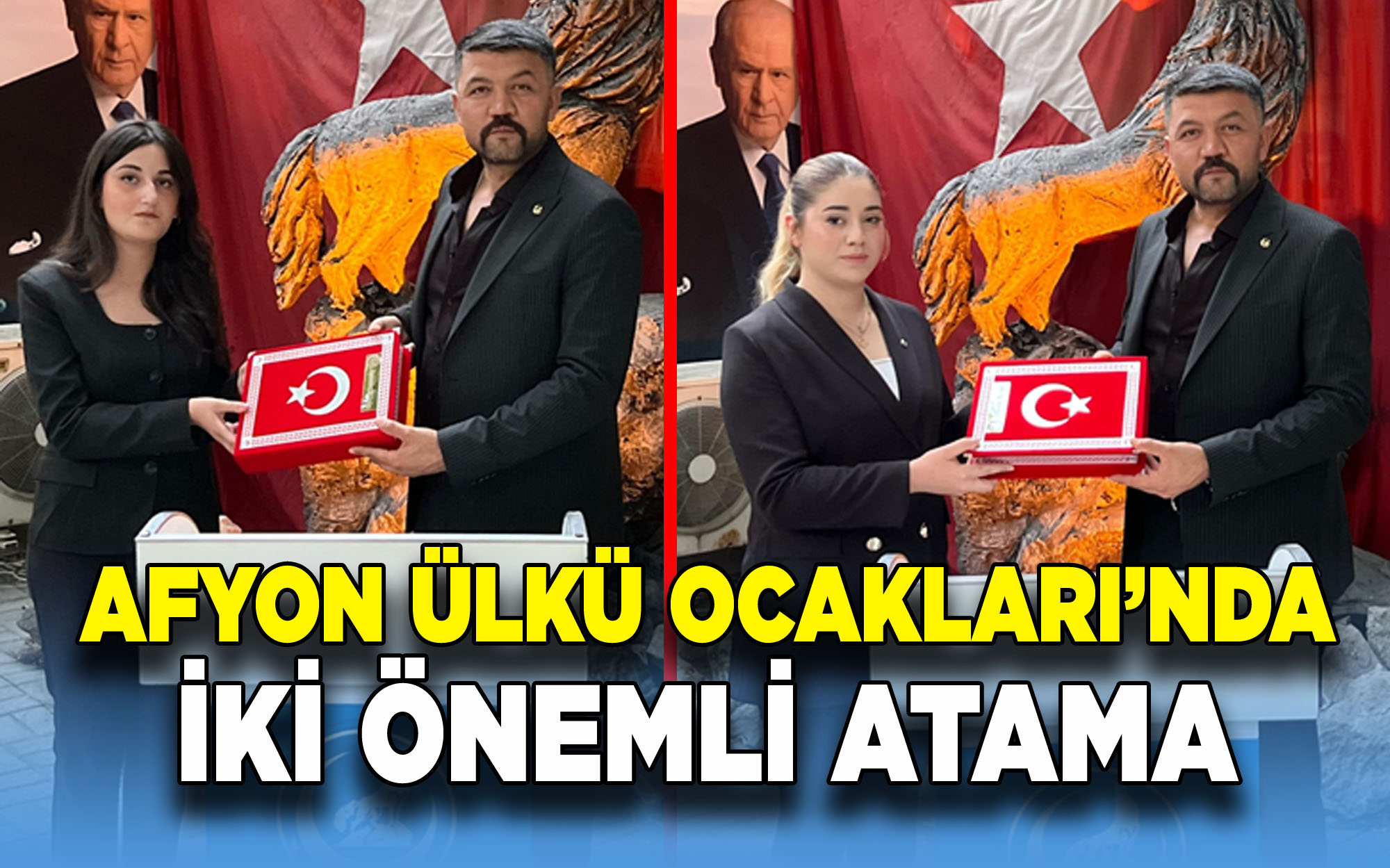 Afyonkarahisar Ülkü Ocaklarında iki önemli atama gerçekleştirildi