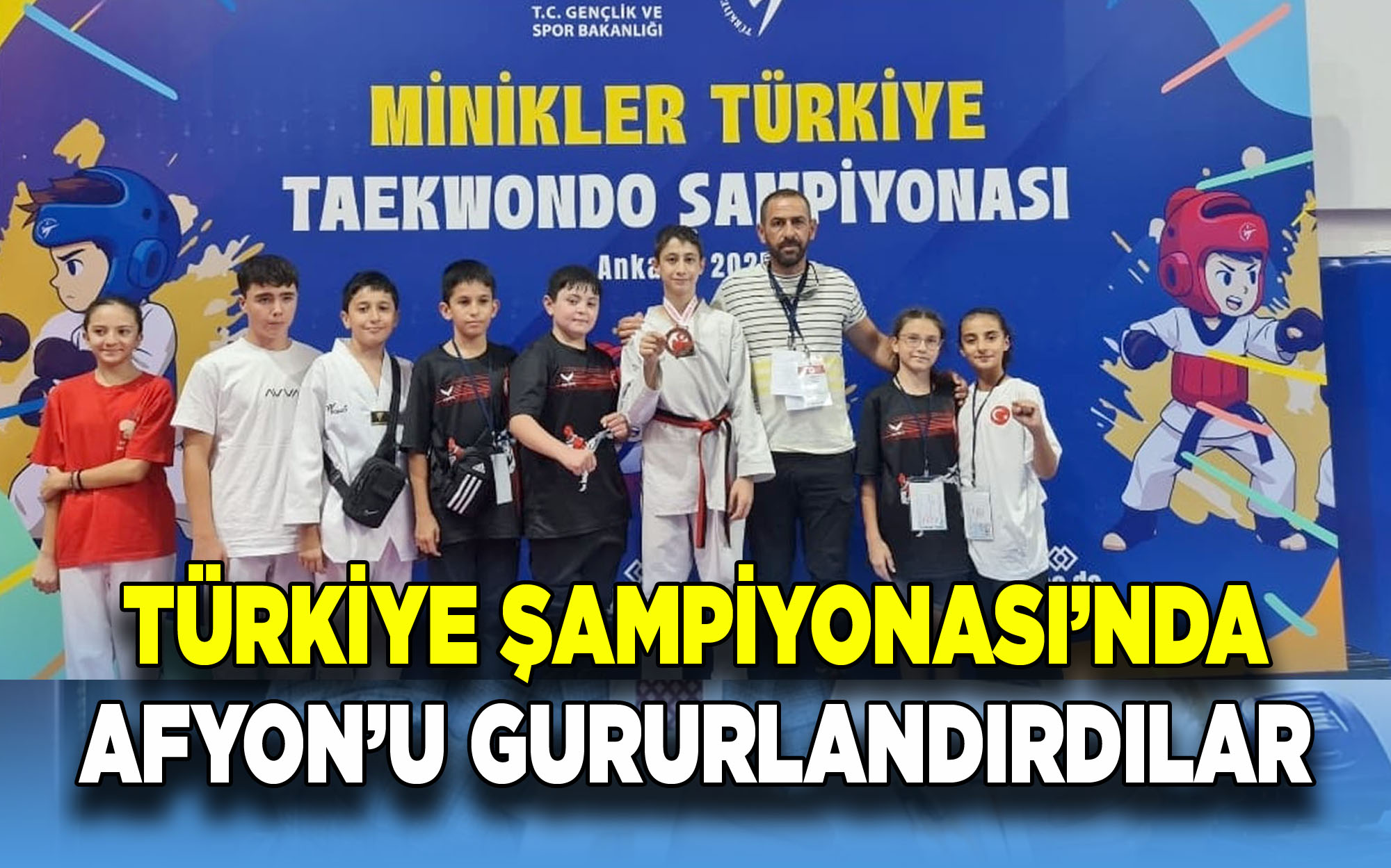Türkiye Şampiyonasında Afyon’u Gururlandırdılar