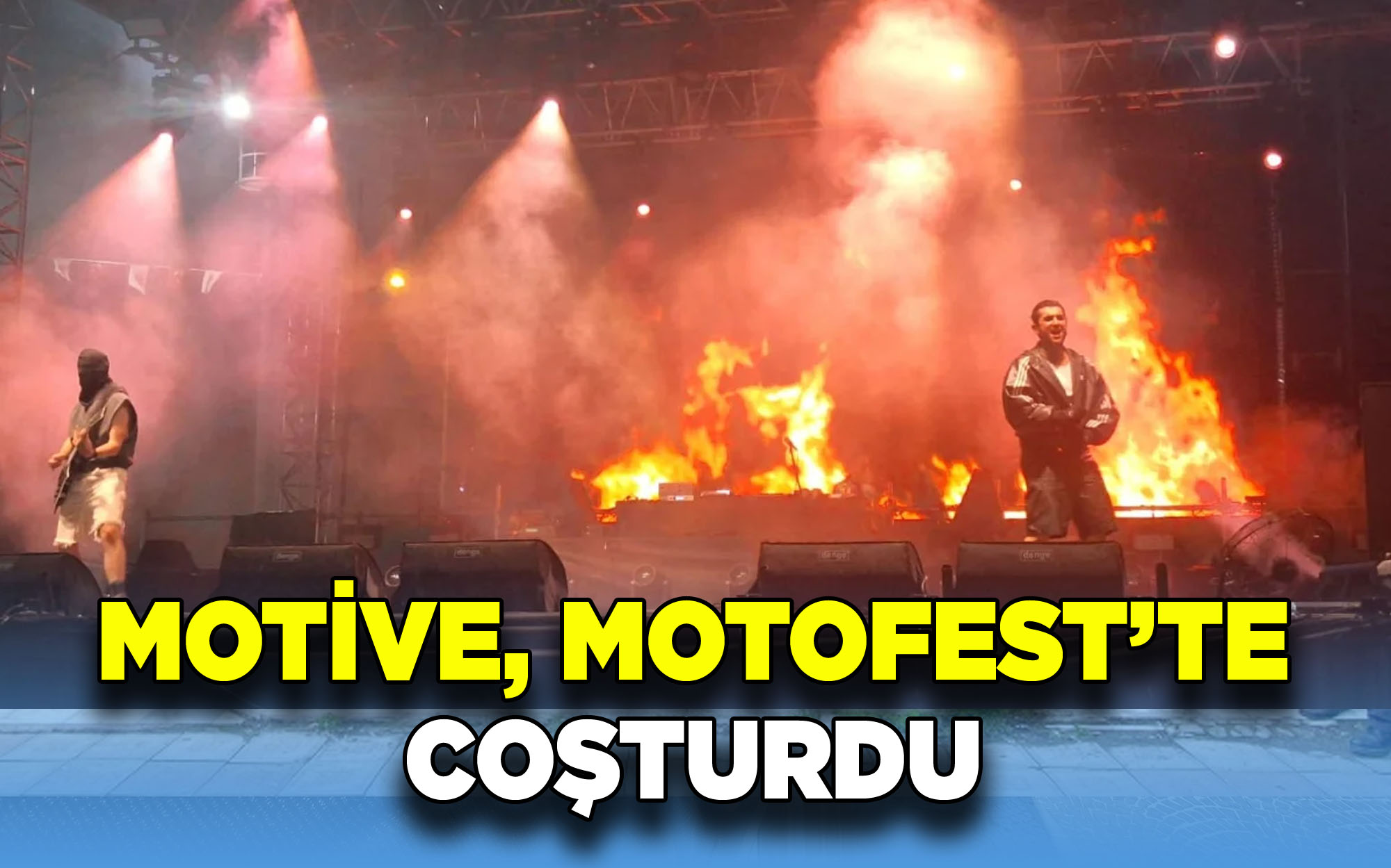 Motive, Afyon Motofest’te Afyonkarahisarlıları Coşturdu