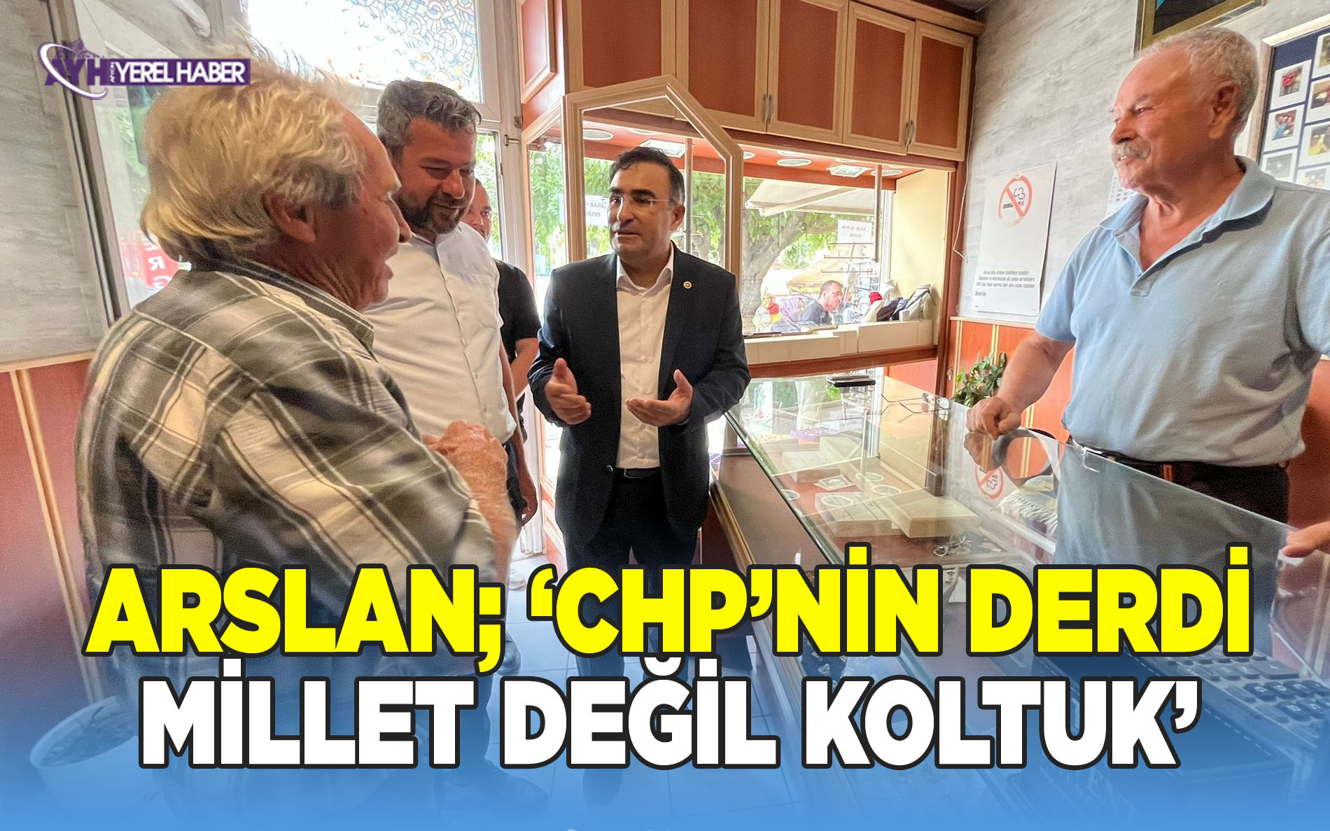 Ak Partili Arslan; CHP'nin Derdi Millet Değil, Koltuk